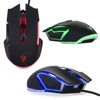 6D Quality Optical gaming mouse with 7 Colors Back Lighting in 611 IC The High 2400DPI for Basic Gaming User