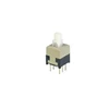 H-8.45 Self-locking / no lock 2 step push lock 6 pin plastic switch DPDT Mini Micro Push Button Lock