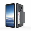 For Samsung Galaxy J2 PRO J4 J6 2018 Rugged Armor Hybrid Case For J3 J5 J7 2016 2017 EU J2 Prime Slide Card Holder Note 4 5 8 9
