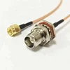 SMA Male plug To TNC Female Jack nut jumper cable RG316 Wholesale Fast Ship 15CM 6" Adapter SMA Male plug To TNC Female