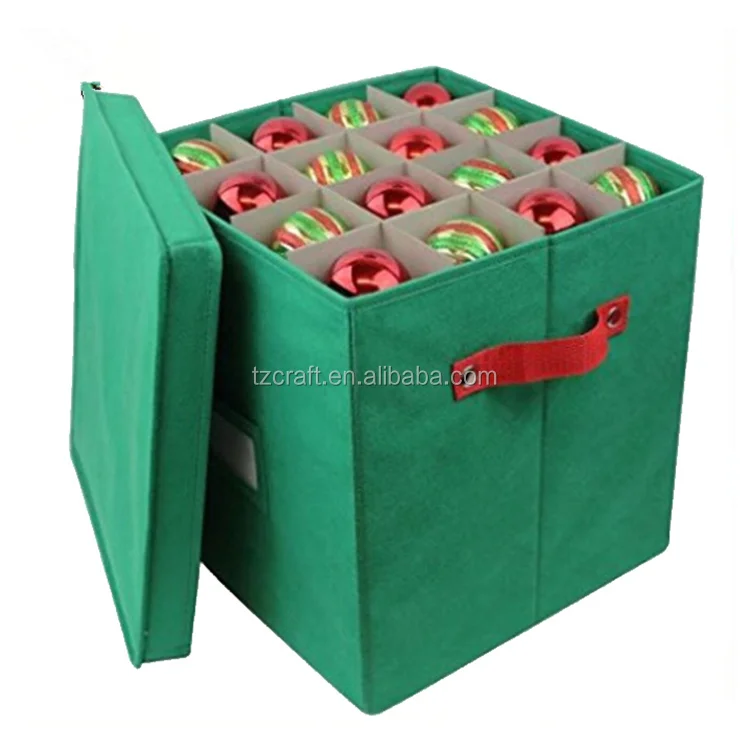 Directly Factory Customized Decorative Christmas Balls Storage Boxes