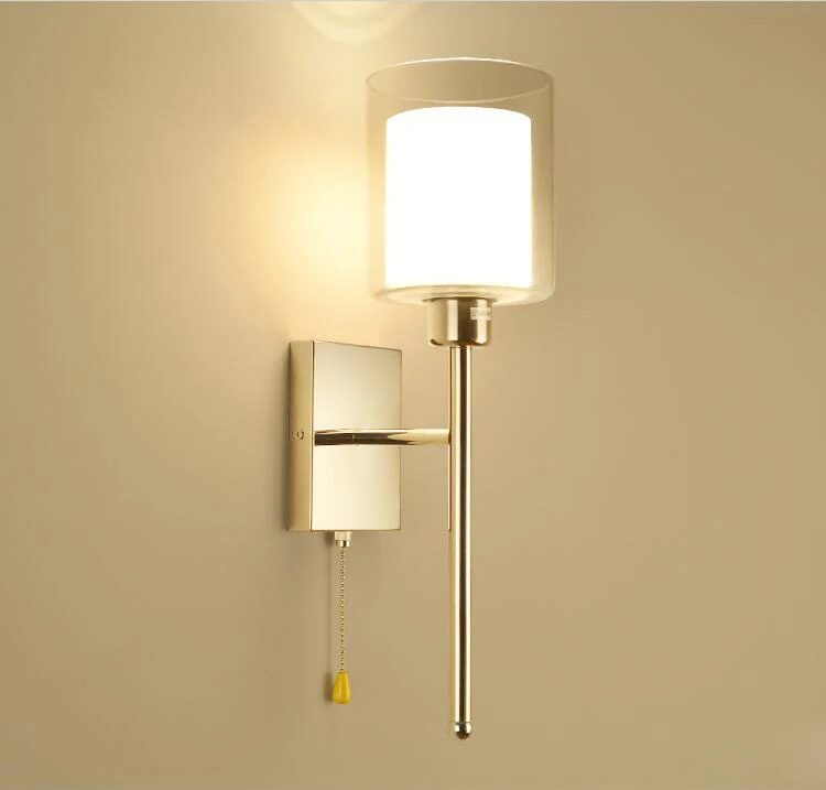 Modern Design Glass Lamp Shade Wall Lighting Long Wall Lamp Buy