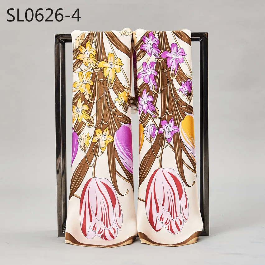 short silk scarf