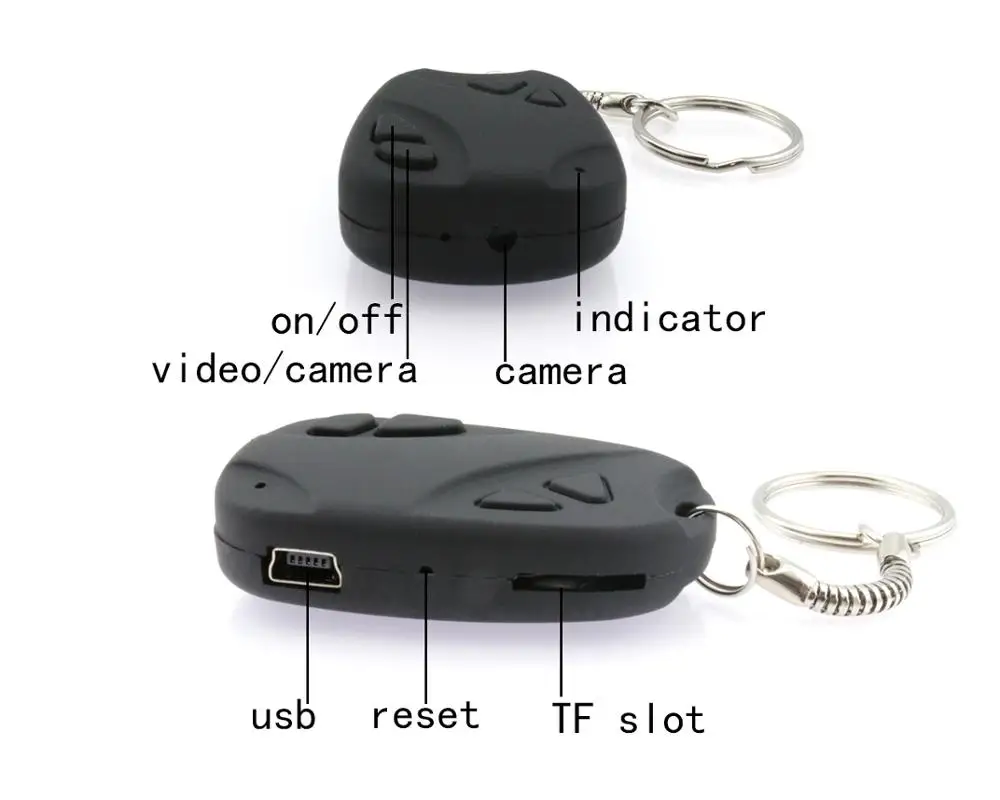 Wholesale 808 Car Key Camera Security Mini Dvr Spy Camera Hidden