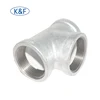 Best sales threaded BS/JIS/ANSI/A105 mi bulk tee 1/8"-6" malleable iron pipe fitting 1/8" bend pipe fittings