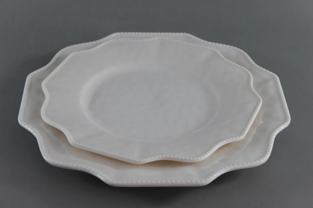 Irregular Shaped Dish And Plate Set,A5 White Plate