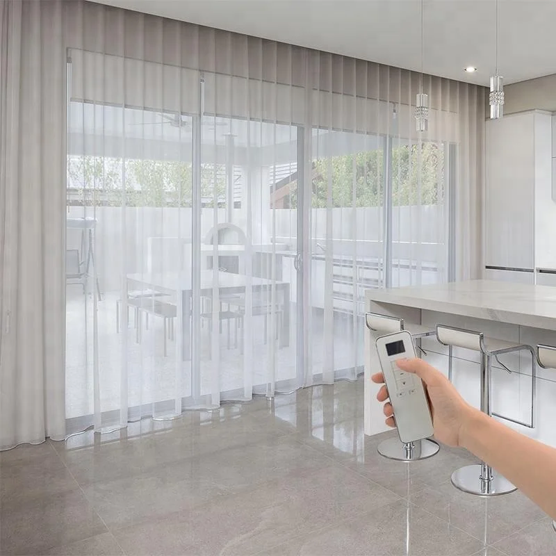 Diy Ac Motorized Drapery Curtain Rods Sets For Whole System