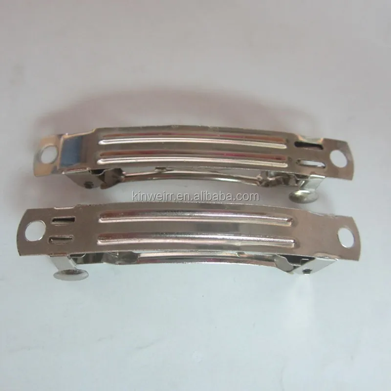 Factory Supply Stainless Steel Metal French Barrette Spring Hair Clips
