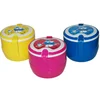 Hot Sale Portable Container Rectangle 3 Layers Sweet Bear Decaled Children Food Packing Lunch Box With Handle