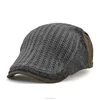 New Men Beret Hat Casquette Wool Winter Hats for Men Planas Flat Plain Visors Sun hat Gorras Adjustable Beret Caps 2017
