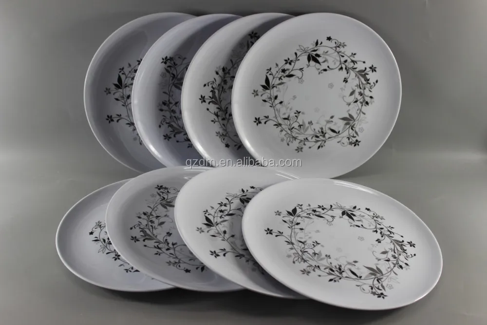 10inch Melamine Dinner plate set for 100% melamine