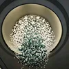 New morden lamp luxury crystal like grass low ceiling chandelier light