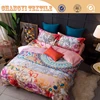 100% polyester beautiful tulip print bed sheet set bedding / hot sale bed sheet bedding set