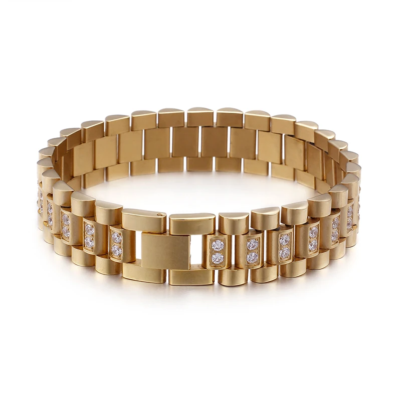 KALEN Steel Tungsten Bracelets Gold/Black