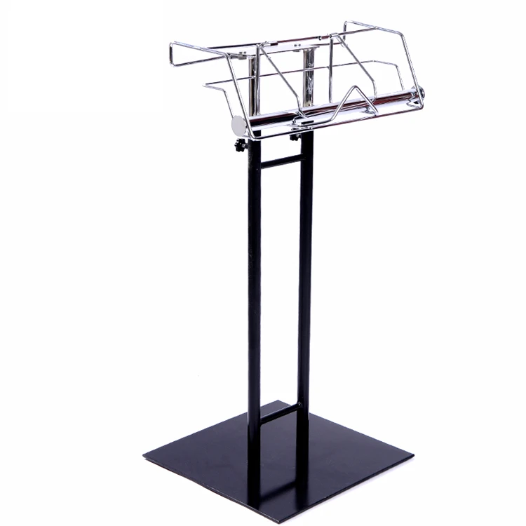 Supermarket Used Metal Stands Floor Stand Produce Vertical Roll Bag