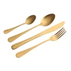 Brass gold cutlery set with matte finishing 20pcs set hot sale now