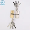 custom 70mm High quality Solid zinc cylinder 5 computer keys door lock