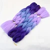 24" 100g ombre braiding hair extension synthetic hair box braids expression braiding hair for sale