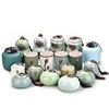 Fancy design home used unique honey jar ceramic