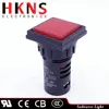 20mA square Indicator pilot Light LED red 22mm UL CE