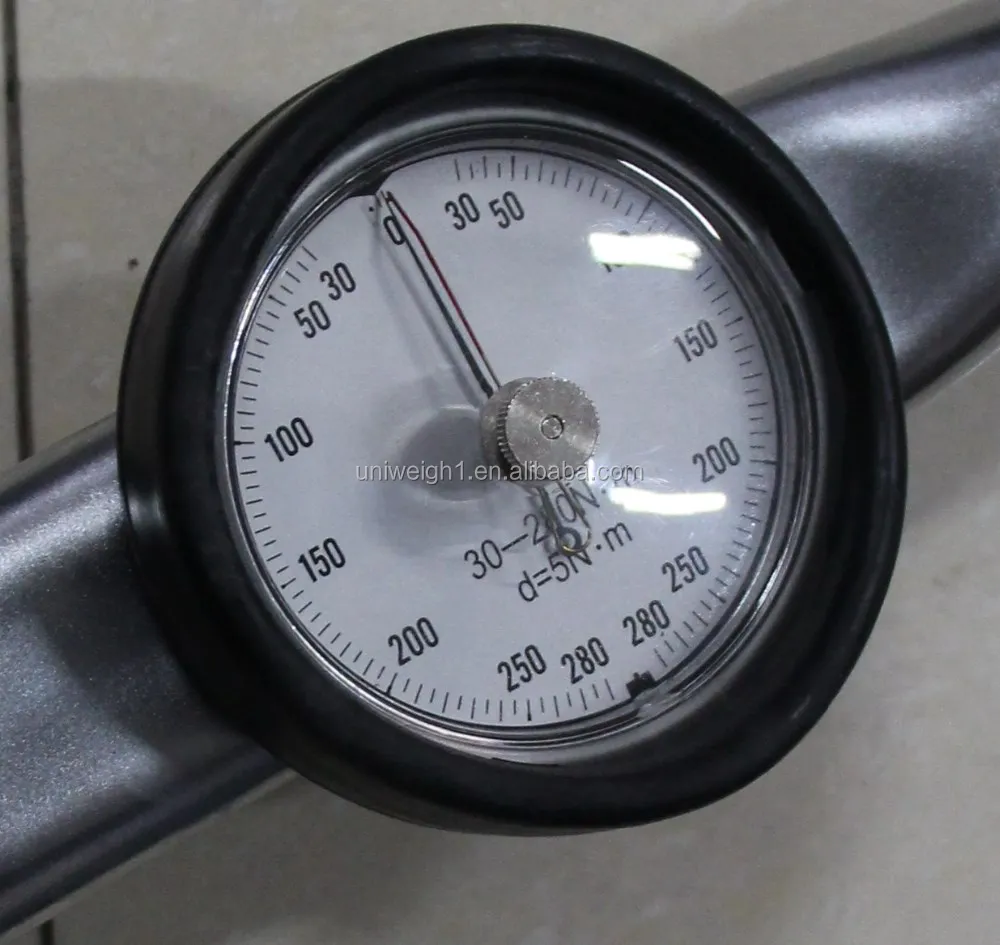 Analog Mechanic Torsion Meter Twisting Spanner Dial Needle Torque