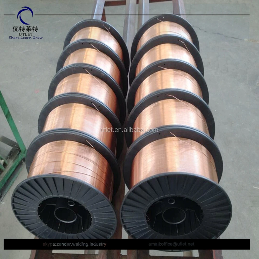 China Aws Er70s-6 Co2 Gas Shielded Mig Welding Wire - Buy ...