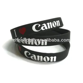 Personalized Canon Silicone Bracelets For Promotion Gift Personalized Canon Silicone Bracelets For Promotion Gift Rubber Wristband Custom Wrist