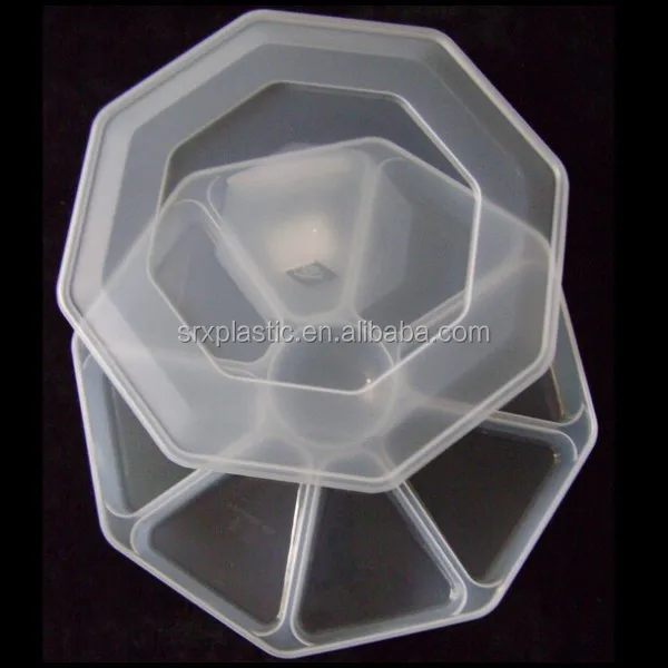 
NEW 8 SECTION NIBBLES SNACK TRAY WITH LID PARTY FOOD plastic trays for sale,custom plastic serving trays manufacturer 