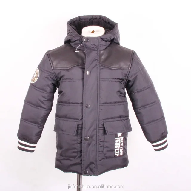 wholesale winter childrens clothing kid leather jacket for boy