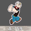 A 759 Popeye Waterproof Cool DIY Stickers For Laptop Luggage Fridge Skateboard Car Graffiti Cartoon Sticker