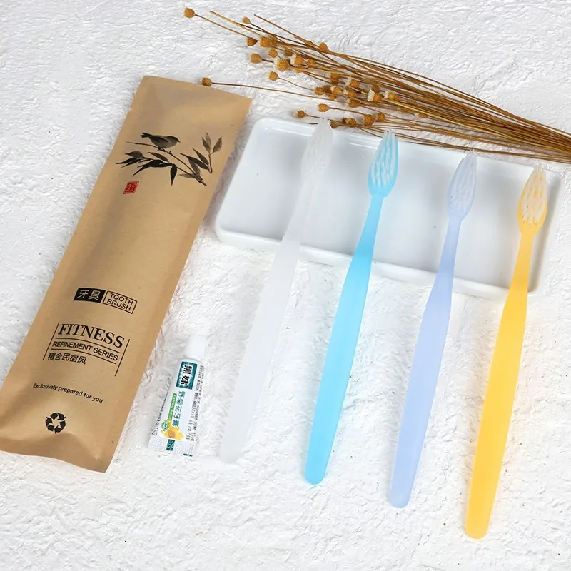 Hotel Disposable Tooth Brush Biodegradable Toothbrush For Hotel Amenity ...