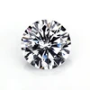 Wholesale Cubic Zirconia Loose Stones Round 81 Facets Star Cut White Color 6.5mm Synthetic Gemstone Jewelry