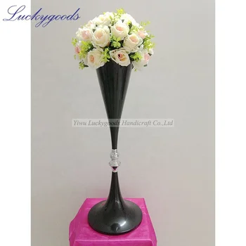 Ldj477 70cm Black Mermaid Wedding Vases For Wedding Centerpieces