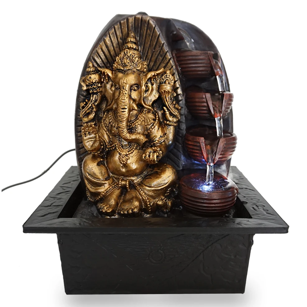 Indoor Ganesh Water Fountain Hindu Religious Home Decor - Buy Hindu ...