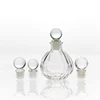 3oz 4oz Round Empty Crystal Diffuser Empty Glass Bottle Attar Reed Diffuser Bottles with Cork