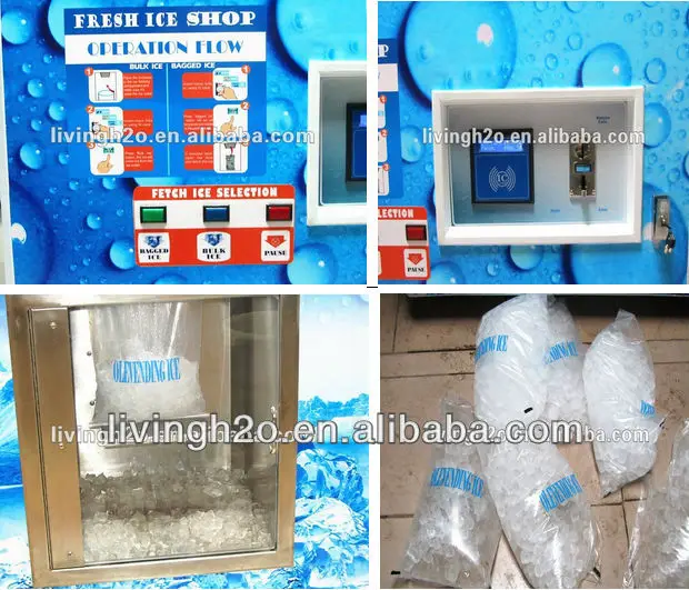 Outdoor Self-service Ice Vending Making Machine - Buy Ice Making