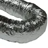 Double Ply Insulated Flexible Hoses Made of Aluminum Foil and PET Film, Insulated with Glass Wool Material