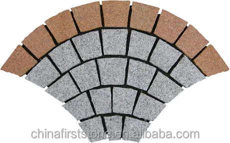 HZM-149 Improve Sales Granite Colorful Cheap Hexagon Shaped Paving Stone