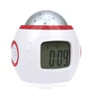 Children Room Sky Star Night Light Projector Alarm Clock with Sleeping Music and Thermometer