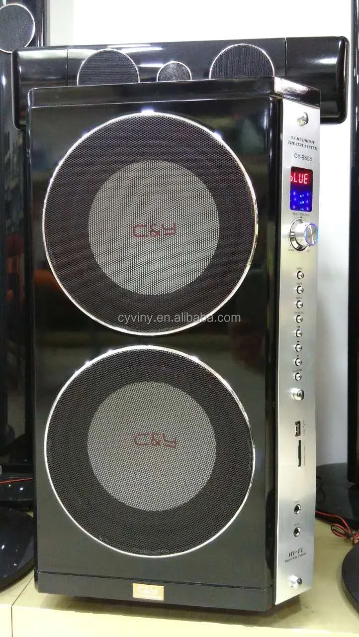 The Speakers Guangdong Cy9608 5.1 Home Theater Surround Sound System