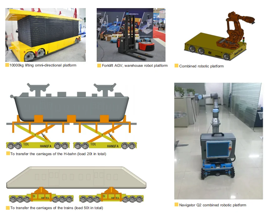 3t Heavy Duty Mobile Platform For Assembling And Transfering Robot