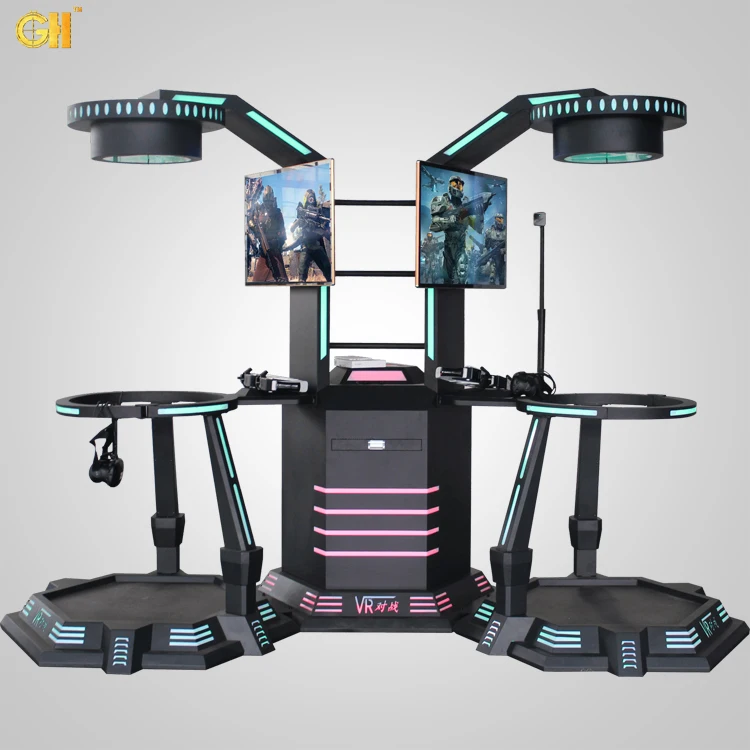 Outdoor Virtual Reality walker simulator 9d cinema game machine VR simulator shooting game