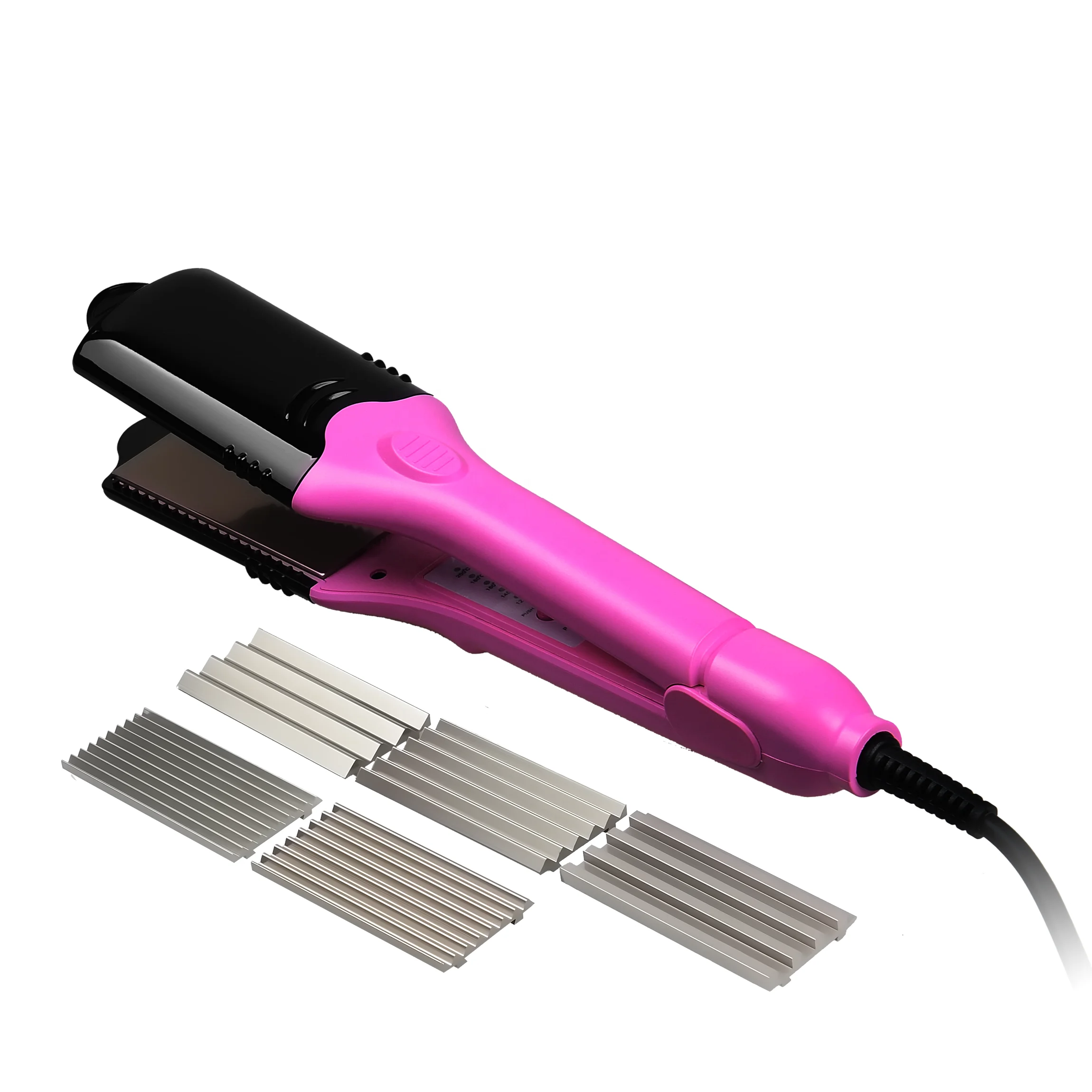 Professional Changeable Wavy Plate Hair Straightener And Curling