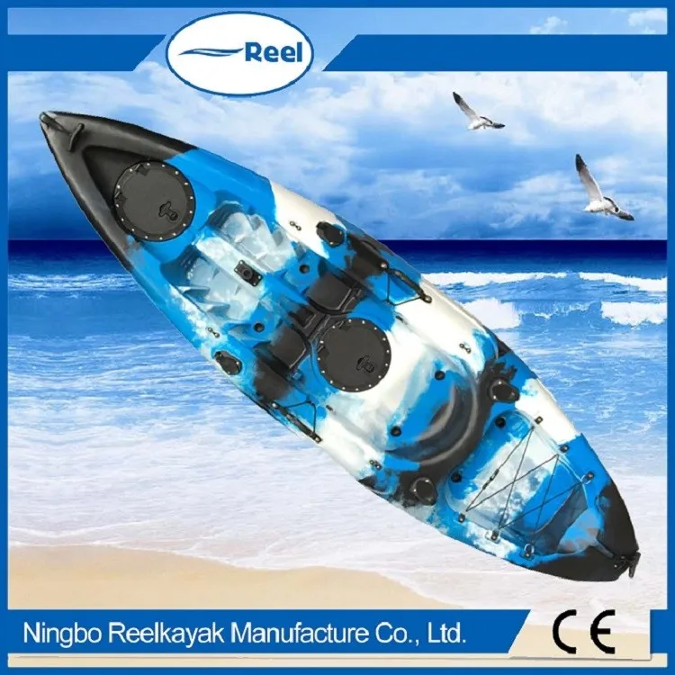 New style wholesale fishing canoe cheap plastic kayak boats sale