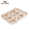 Cake Tools Round four shapes Stainless Steel 12 Cups Non-stick Layer Cupcake Mold