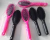 hairdressing tool, round plastic hair combs, professional detangling hair brush