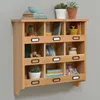 Best price modern furniture natural solid wooden wall unit