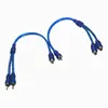 Y Adapter 2 RCA (Male) to 1 RCA (Female) Stereo Audio Y Adapter Subwoofer Cable for digital audio