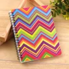 Factory customized printed logo snake coil YO coil notepad custom PP PVC notebook customized