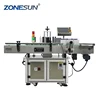 ZONESUN 500W Automatic Round Bottle Sticker Labeling Machine
